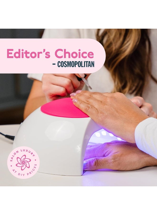SUNUV SUN2C UV Light for Nails, UV LED Nail Lamp with 4 Timer Settings, Curing Lights Compatible with All Gel Polish Rose - Image 2